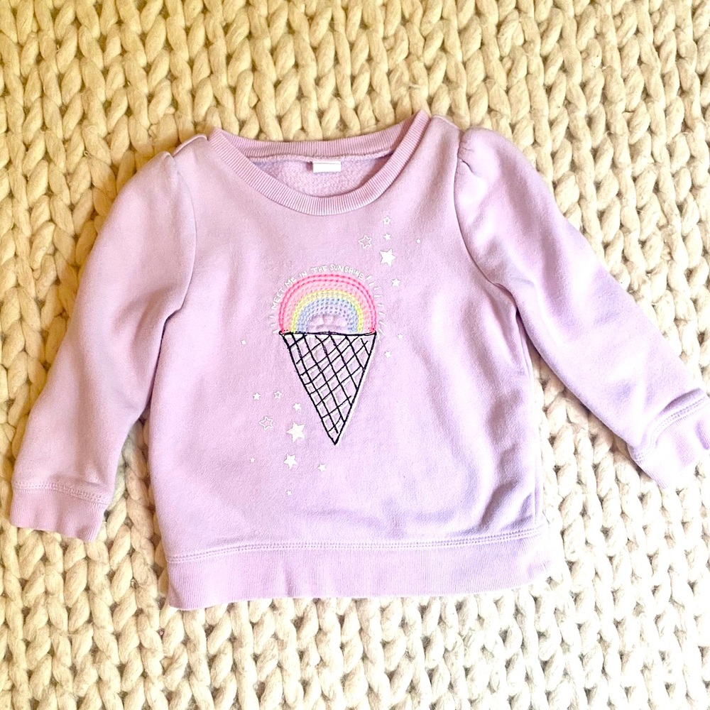 BabyGap Ice Cream Sweatshirt Size 2T